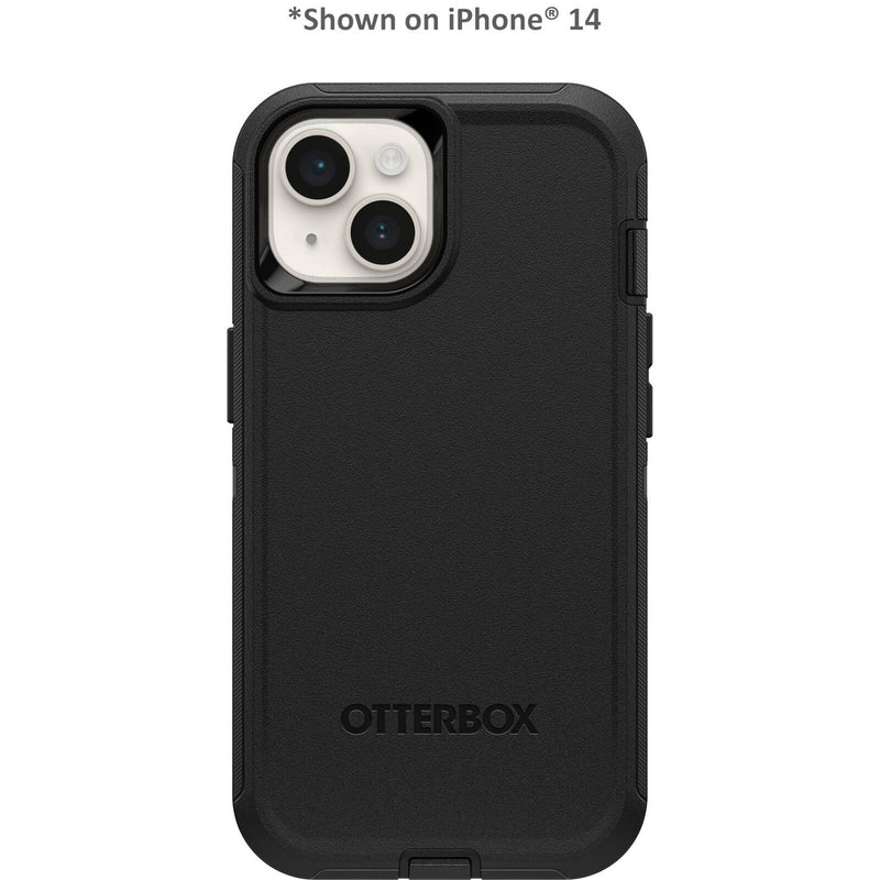 OtterBox Defender Apple iPhone 15 Plus (6.7') Case Black (77-92542)