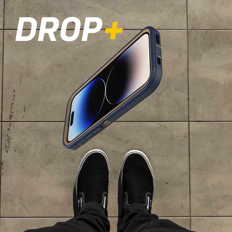 OtterBox Defender Apple iPhone 14 Pro Case Blue Suede Shoes (77-88384) Rugged