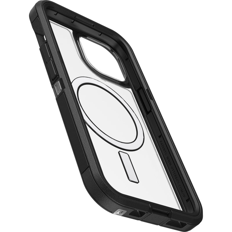 OtterBox Defender XT Clear MagSafe Apple iPhone 14 / iPhone 13 Case Black Crystal (77-90062)