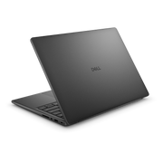 A rear view of the Pro 14 Essential, with the lid half open.