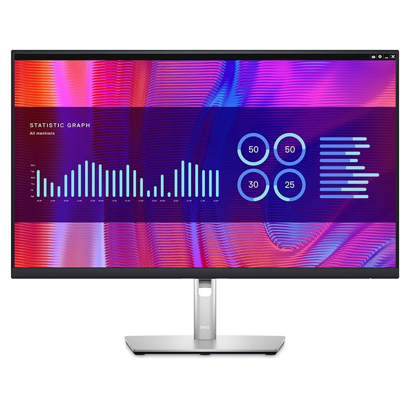 DELL P-SERIES 27" (16:9) QHD IPS LED, HDMI, DP, USB-C, USB(4), H/ADJ, PIVOT, LAN, 3YR - P2723DE