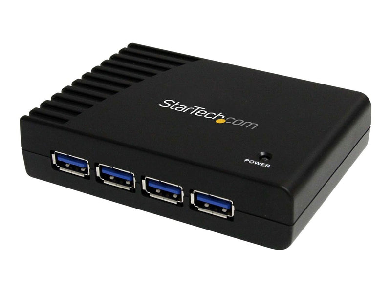 STARTECH 4 PORT BLACK SUPERSPEED USB 3.0 HUB - 4 PORT USB 3.0 HUB 2YR - ST4300USB3
