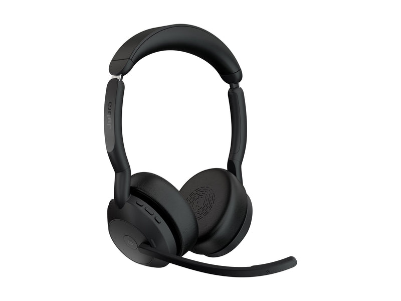 JABRA WIRELESS EVOLVE2 55 MS STEREO BLUETOOTH ANC HEADSET, LINK380C, USB-C-25599-999-899