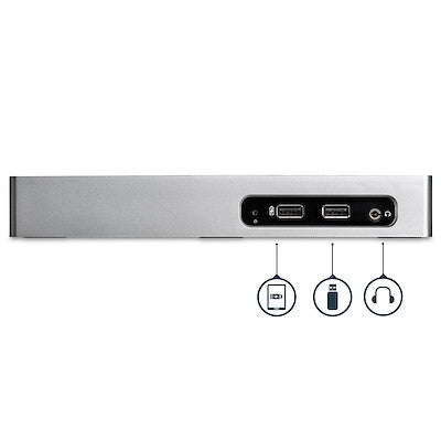 STARTECH USB 3.0 DOCK, DUAL DISPLAY, HDMI, DVI, USB(6), RJ45, 3YR - DK30ADD