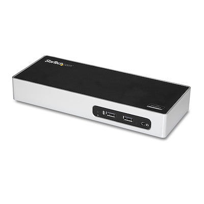 STARTECH USB 3.0 DOCK, DUAL DISPLAY, HDMI, DVI, USB(6), RJ45, 3YR - DK30ADD