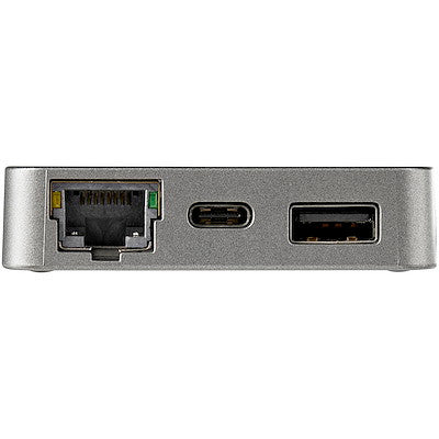 STARTECH USB-C MULTIPORT ADAPTER, 4K, HDMI, VGA, GBE, USB, SINGLE DISPLAY, 3YR - DKT31CHVL