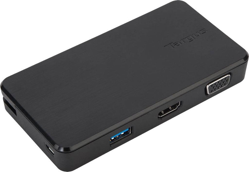 TARGUS (DSU100US), USB 3.0 AND USB-C DUAL TRAVEL DOCK, 3 YEAR WTY - DSU100US