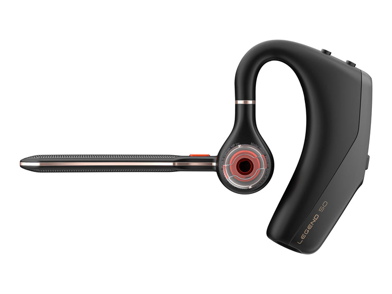 HP Poly Voyager Legend 50 UC Bluetooth In‑Ear Headset USB‑C Adapter Black