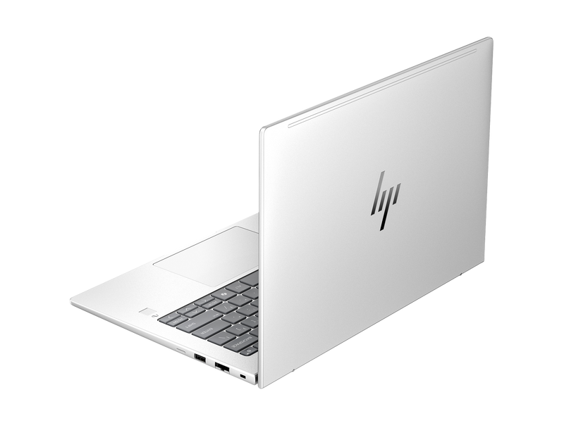 HP laptop on a white background