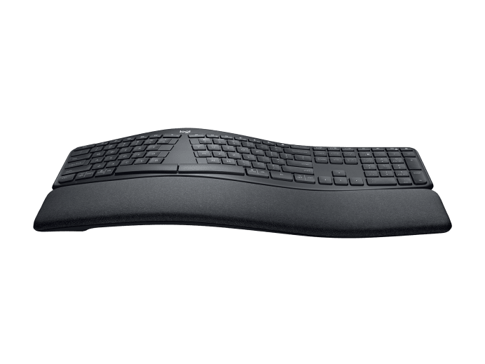 LOGITECH K860 WIRELESS KEYBOARD,ERGO, SPLIT KEYBOARD, UNIFYING RECEIVER,BT,GRAPHITE-1YR-920-010111