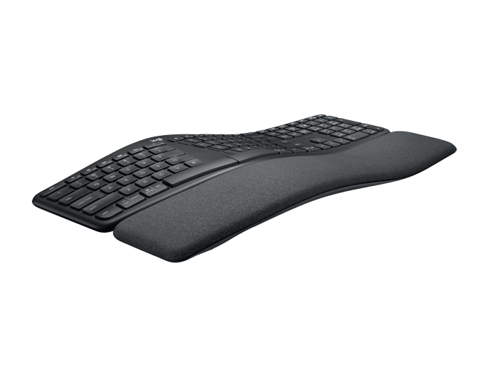 LOGITECH K860 WIRELESS KEYBOARD,ERGO, SPLIT KEYBOARD, UNIFYING RECEIVER,BT,GRAPHITE-1YR-920-010111