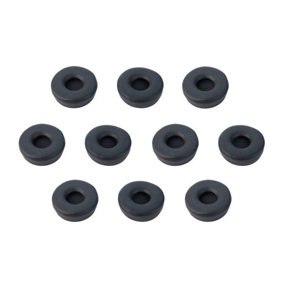 JABRA ENGAGE 65/75 MONO HEADSET LEATHERETTE EAR CUSHION, BLACK 10PCS (14101-61)
