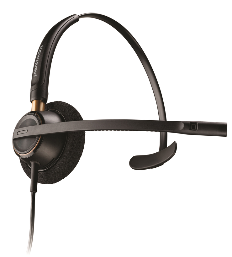 HP POLY ENCOREPRO HW510 OTH CORDED MONO HEADSET,NOISE CANCELLING, QUICK DISCONNECT - 783Q2AA