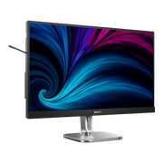 Close-up of QHD IPS display with 120Hz refresh rate, 4ms response time, and accurate color reproduction