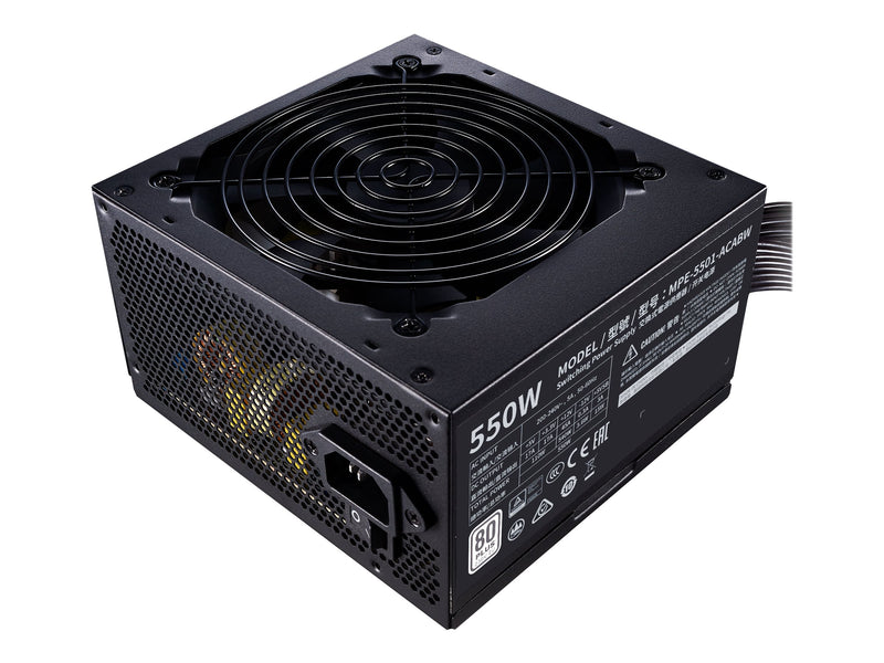 Cooler Master MWE White V2 550W 80 Plus Gold ATX Power Supply 120mm Fan