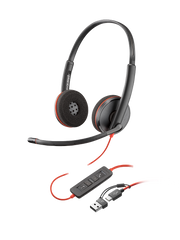Poly Blackwire 3220 Stereo USB-C Headset - 1