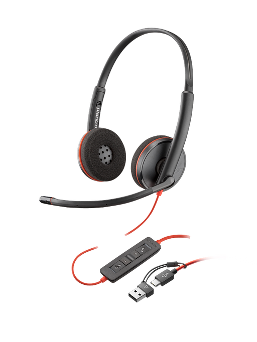 Poly Blackwire 3220 Stereo USB-C Headset - 1