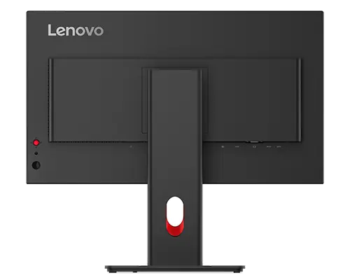 Rear View of Lenovo T24-40 Monitor Showing USB Hub, HDMI, DP, VGA, and Power Ports