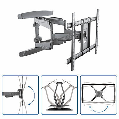 STARTECH TV Wall Mount, TILT, SWIVEL up to 70" VESA Displays