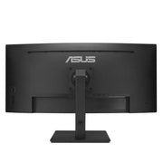 ASUS VA34VCPSR Docking Monitor – 34 inch, WQHD (3440x1440), 1500R Curvature, Frameless, USB-C PD 96W, RJ45, USB hub, Low Blue Light