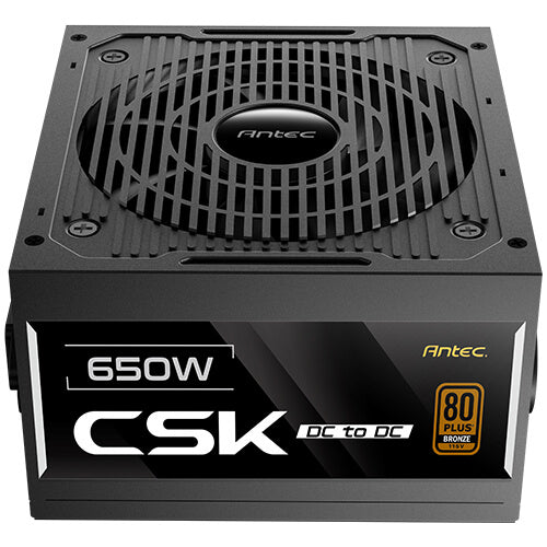 Antec CSK650DC 650W 80+ Bronze ATX PSU Non-Modular CircuitShield Flat Cables 5yr