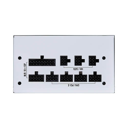 Antec NE 850w 80+ Gold, Fully-Modular, LLC DC, White 1x EPS 8PIN, 120mm Silent Fan, Japanese Caps, ATX Power Supply, PSU, PCIE 5.0 Rdy. 7yrs Wty