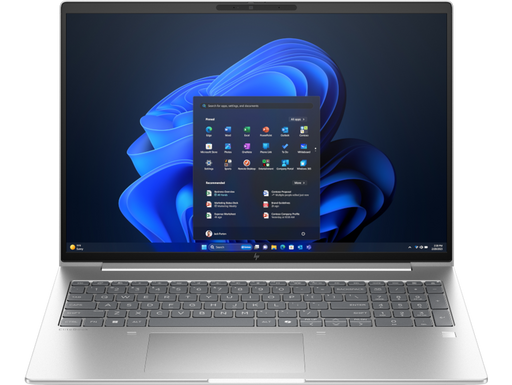 Front view of the HP EliteBook 6 G1i 16-inch Notebook AI PC.