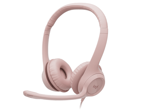 Logitech H390 USB Digital Headset with Noise-Canceling Mic (ROSE)