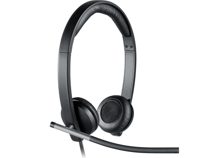 LOGITECH H650E WIRED USB STEREO HEADSET, NOISE CANCELLING, 2YR WTY-981-000545