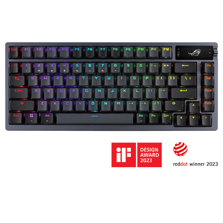 ASUS ROG Azoth Extreme %75 gaming keyboard NX STORM Switches