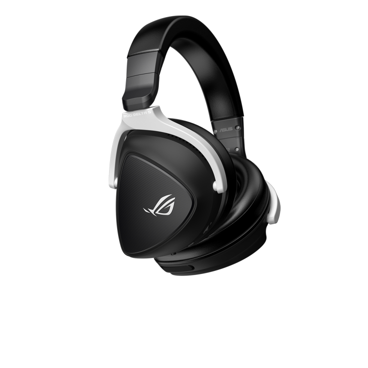 ROG Delta S Wireless Lightweight wireless gaming headset with 2.4 GHz and Bluetooth connectivity, 50 mm ASUS Essence drivers, AI Beamforming Microphones with AI Noise Cancelation, compatible with PCs, Macs, PlayStation® 5, Nintendo Switch™