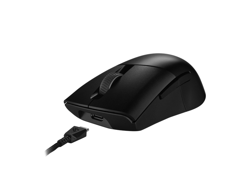 ASUS ROG Keris Wireless AimPoint Wireless RGB Gaming Mouse, 36,000dpi, Tri-mode Connectivity