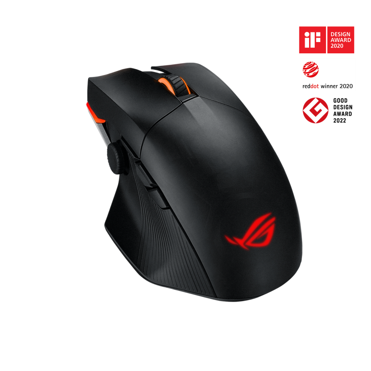 ASUS ROG Chakram X Origin RGB Gaming Mouse, 36,000dpi, Tri-Mode Connectivity, 11 Programmable Buttons
