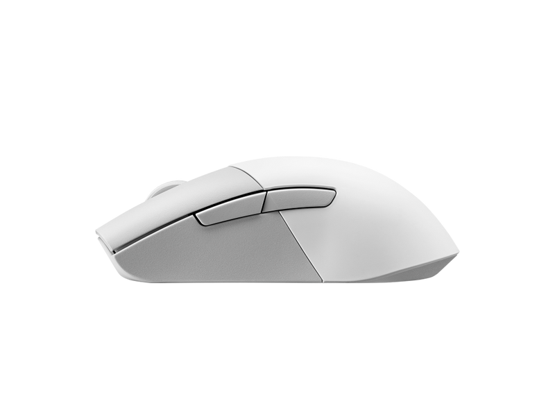 ASUS ROG Keris Wireless AimPoint Wireless RGB Moonlight White Gaming Mouse, 36,000dpi, Tri-mode Connectivity