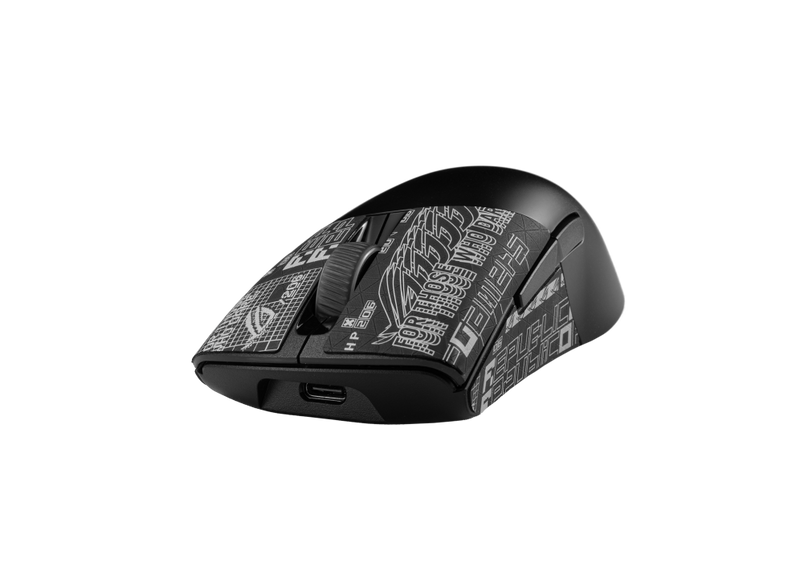 ASUS ROG Keris Wireless AimPoint Wireless RGB Gaming Mouse, 36,000dpi, Tri-mode Connectivity