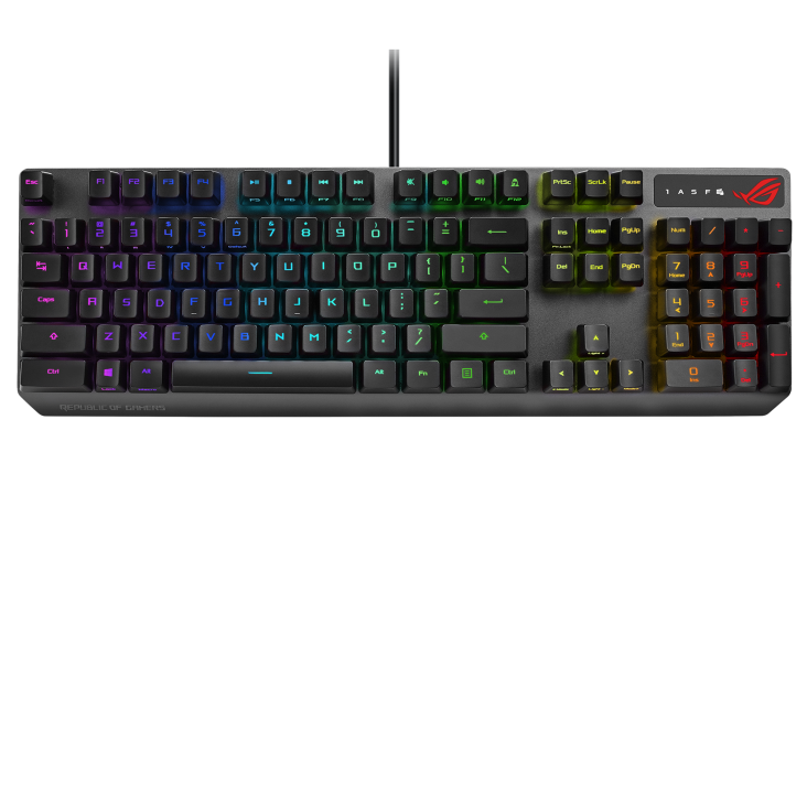 ROG Strix Scope RX optical RGB gaming keyboard,waterproof