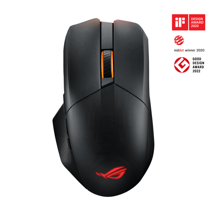 ASUS ROG Chakram X Origin RGB Gaming Mouse, 36,000dpi, Tri-Mode Connectivity, 11 Programmable Buttons