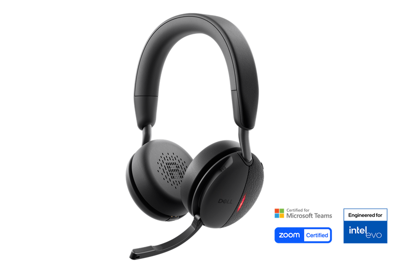 Dell Pro WL5024 Wireless Stereo Headset ANC Microsoft Teams Certified Black