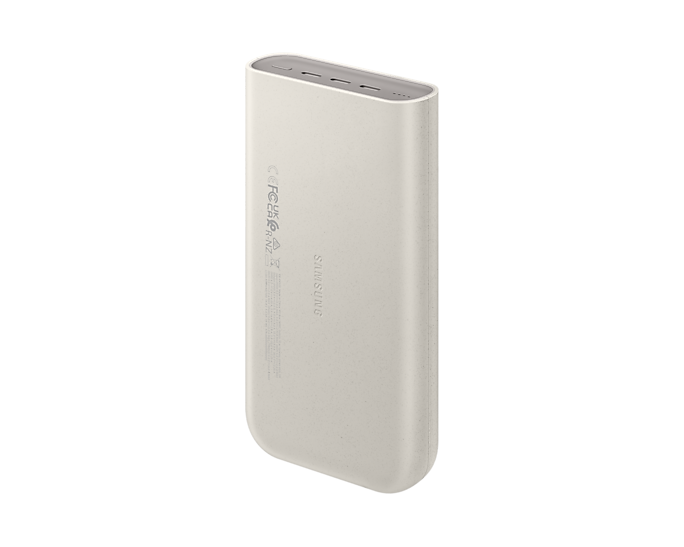 SAMSUNG 20000mAh Power Bank 45W PD, USB-C(3), (BEIGE)/ for Galaxy Tab S7 & Later-EB-P4520XUEGWW