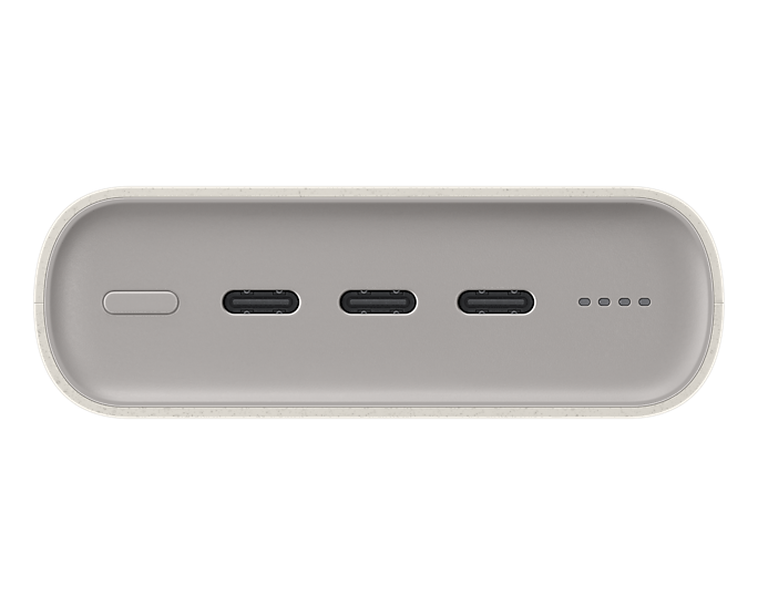 SAMSUNG 20000mAh Power Bank 45W PD, USB-C(3), (BEIGE)/ for Galaxy Tab S7 & Later-EB-P4520XUEGWW