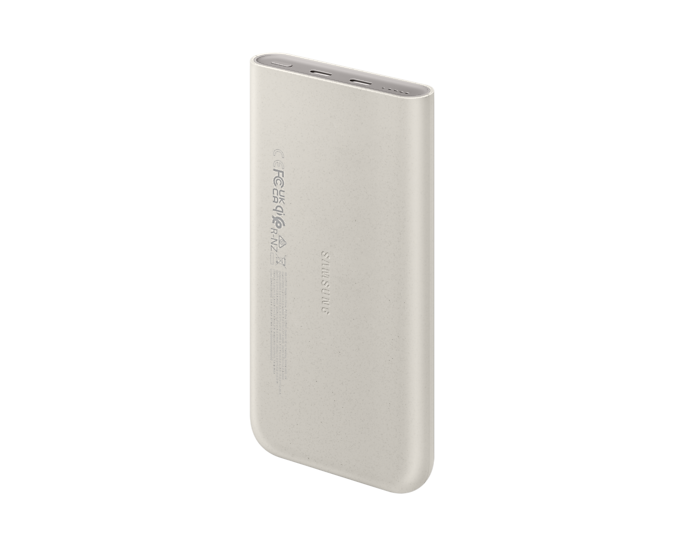 SAMSUNG 10000mAh Wireless Power Bank 25W PD, USB-C(2), (BEIGE) / for Galaxy Tab S7 & Later- EB-U2510XUEGWW