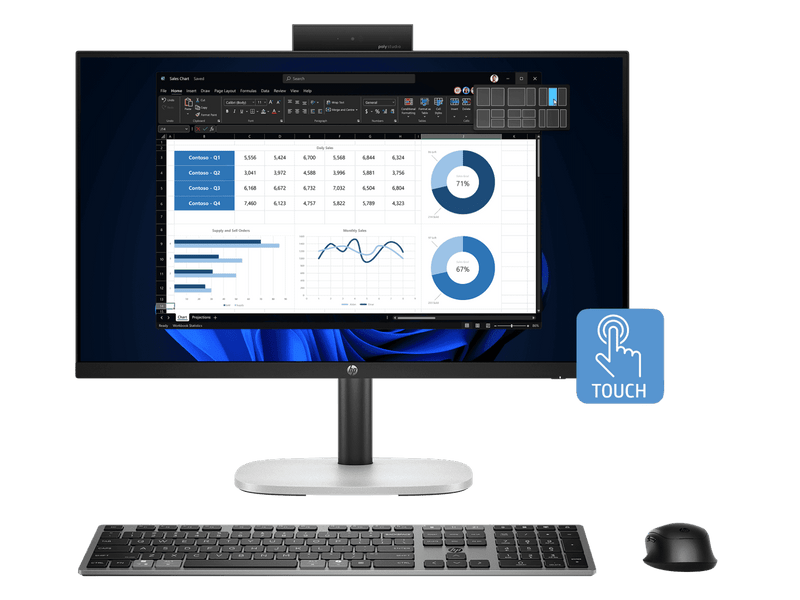 HP ProStudio 4 G1i AIO 24 Touch Ultra 5 225T 16GB 512GB SSD Windows 11 Pro