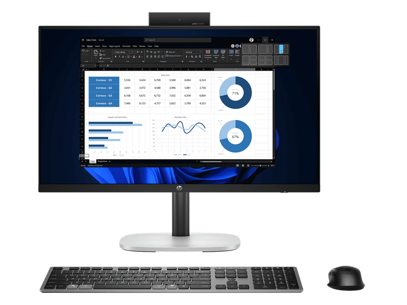 HP EliteStudio 8 G1i AIO 27in Ultra 5 235 16GB 512GB WiFi 7 Windows 11 Pro