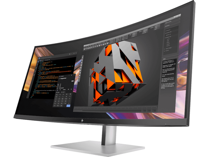 HP 738PU 38in IPS 4K WQHD Curved Monitor – 5ms – 3840×1600 – USB‑C HDMI DP Thunderbolt