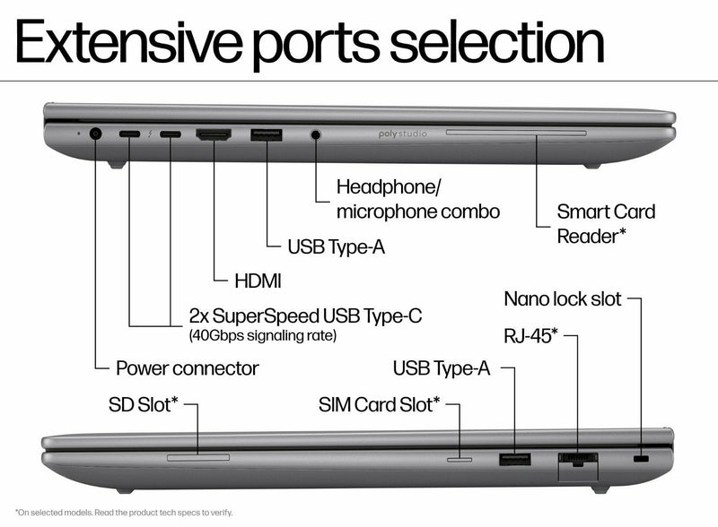 HP ZBook X G1i 16in Touch Ultra 9 285H 64GB 1TB SSD RTX PRO 2000 8GB W11P Mobile Workstation