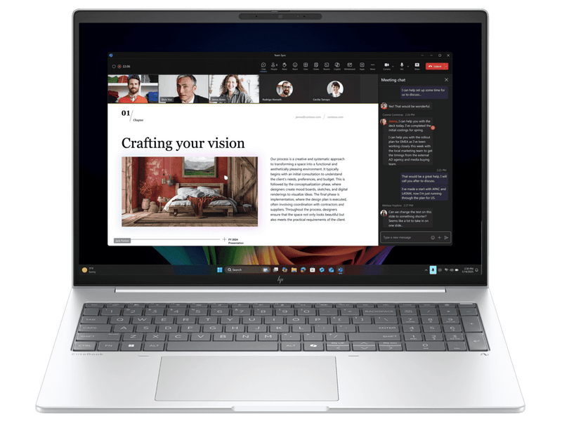 HP EliteBook 8 G1a Laptop 16in WUXGA R7‑250 32GB 512GB SSD W11P WiFi BT