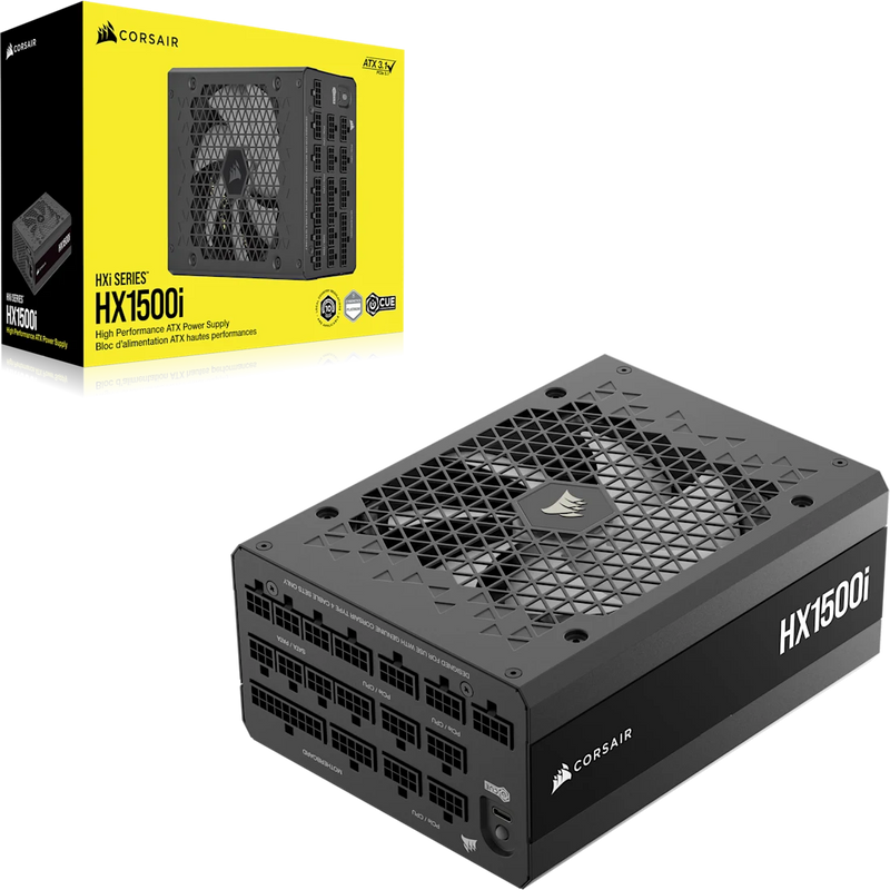 Corsair HX1500i 1500W Fully Modular ATX Power Supply Platinum Black