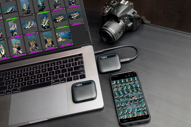 Crucial X6 1TB Portable SSD - 1