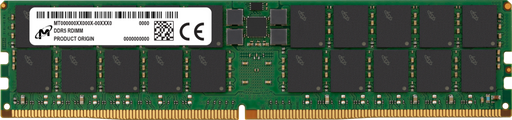 Micron/Crucial 96GB (1x96GB) DDR5 RDIMM 4800MHz CL40 2Rx4 ECC Registered Server Data Center Memory 3yr wty