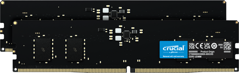 Crucial 16GB (2x8GB) DDR5 UDIMM 4800MHz